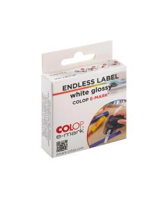 COLOP e–mark® endless label – white glossy