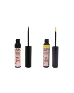Ladot &ndash; Temporary Tattoo Liner Set Black & Yellow