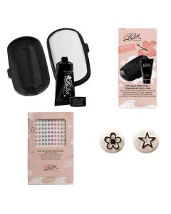Ladot &ndash; Deluxe Set 1 &ndash; small star &ndash; small flower & rhinestones