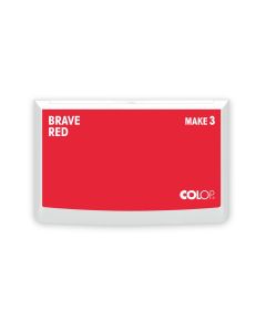 COLOP MAKE 3 Ink Pad – brave red
