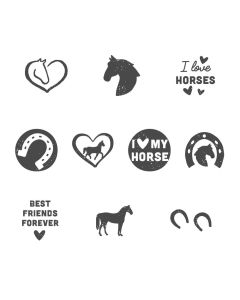 Journaling Design SET – Little NIO – Horses